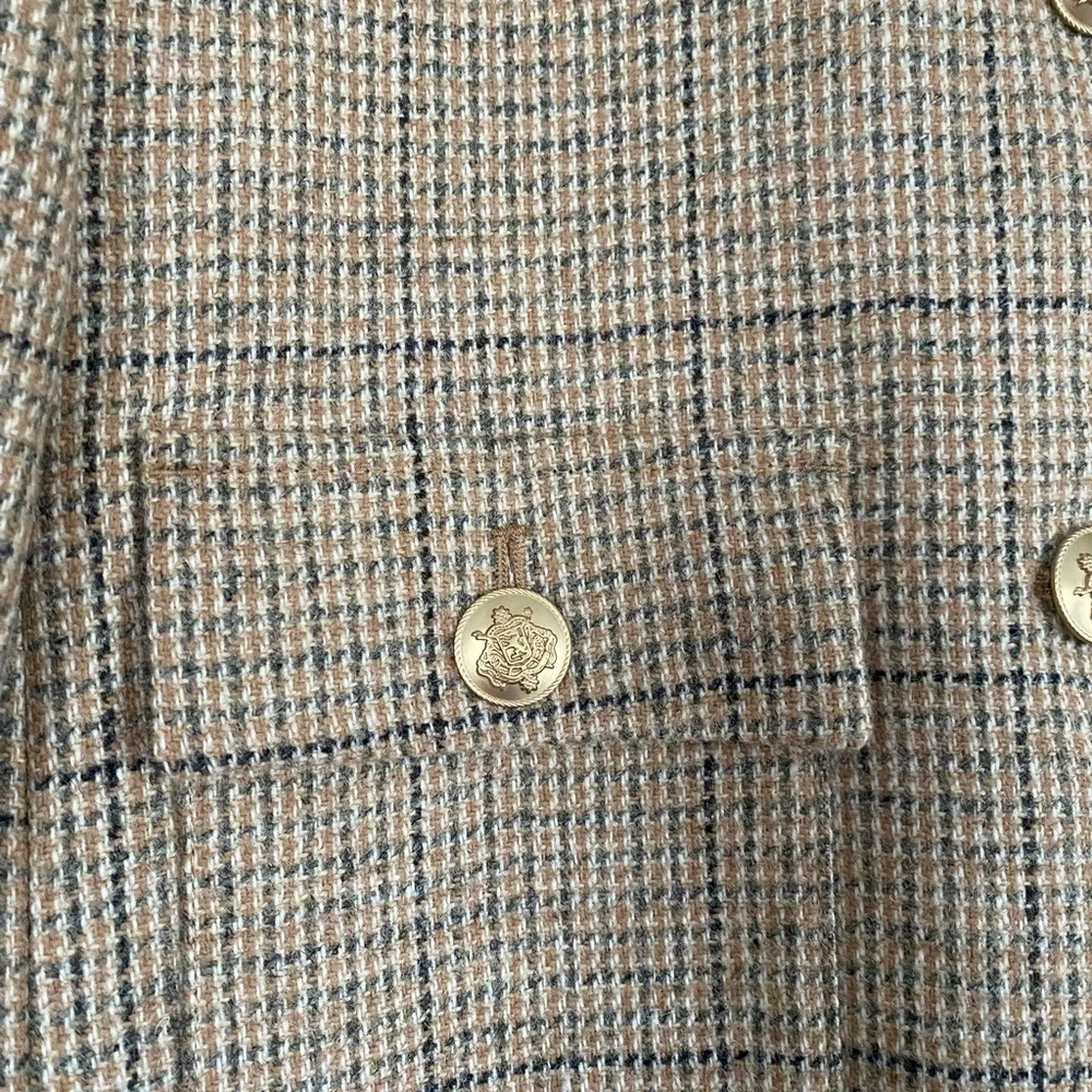 J Crew Isabelle lady jacket in tweed English plaid - Picture 5 of 8